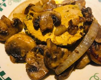 Easy Prepare Recipe Mushrooms  in White Wine  Delicious and Healthy