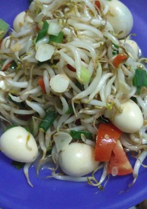 Foto resep 3T (tumis tauge telur puyuh)