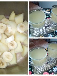 صورة لوصفة عصير البطيخ والموز