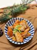 Salmon saus karamel