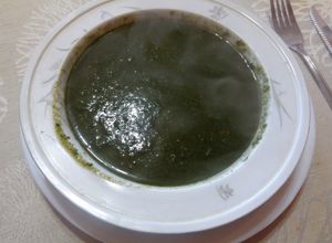 Una foto de Crema de espinaca