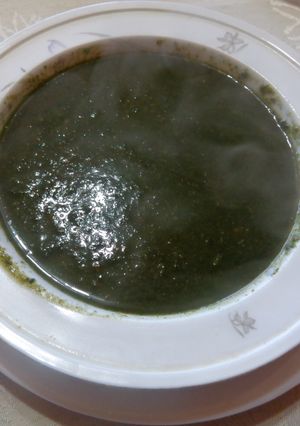 Una foto de Crema de espinaca