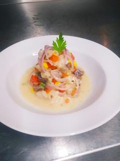 Una foto de Ceviche de pescado