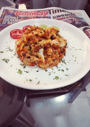 A picture of Bread upma.