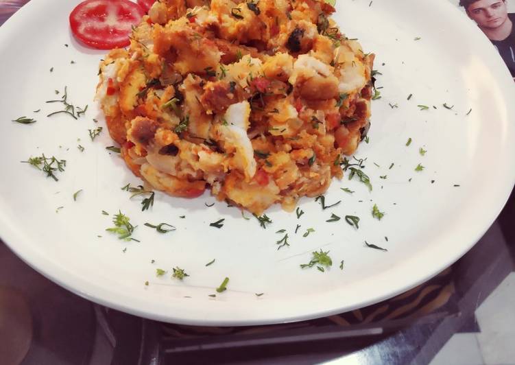 Bread upma