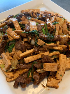 香根豆乾炒牛肉 的食譜成品照片