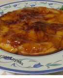 Tarta de manzana en sartén