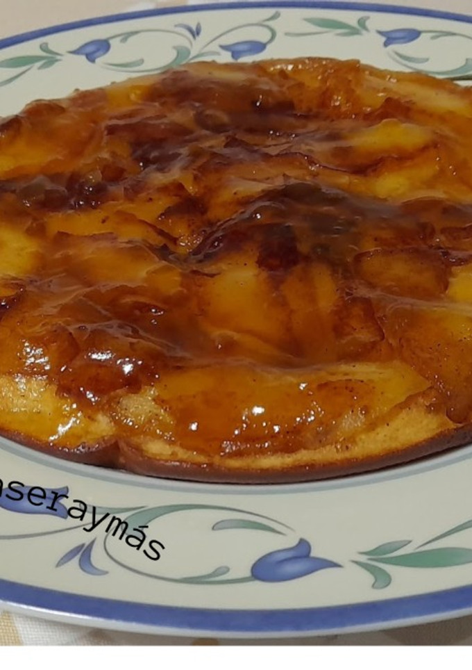 Una foto de Tarta de manzana en sartén