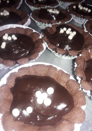 Foto resep Pie coklat vla coklat