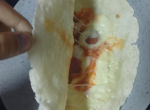 Una foto de Taco pizza