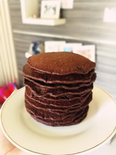 Foto resep Dark Chocolate Oat Pancake