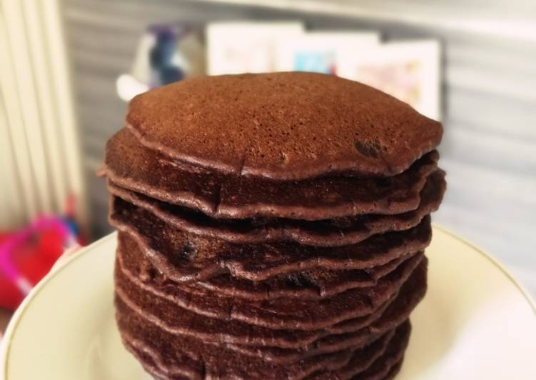 Dark Chocolate Oat Pancake