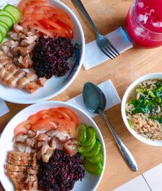 thịt ba chỉ nướng bằng nồi chiên không dầu