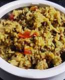 Mix millet khichdi with vegetables