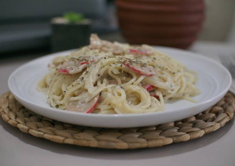 Resep #138 Spaghetti Carbonara Sosis Sapi yang Bikin Ngiler