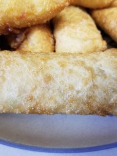 A picture of Crab Rangoon Egg Rolls.