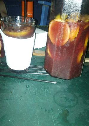Una foto de Sangría de naranja