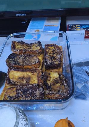 Una foto de Torrijas fritas