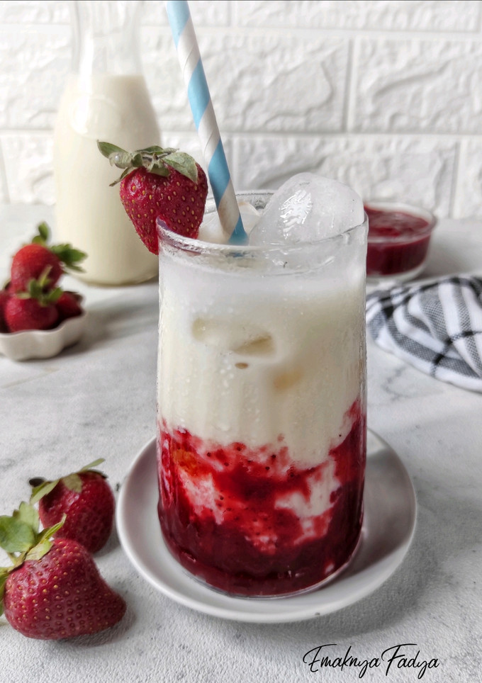 Foto resep Korean Strawberry Milk