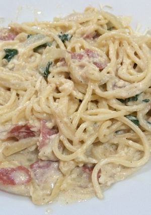 Foto resep Spaghetti carbonara