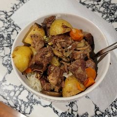 A picture of Beef Stew, Pressure cooker.