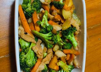 How to Cook Perfect Broccoli and carrots in oyster sauce