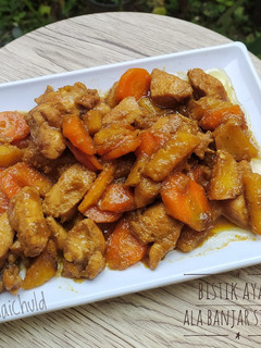 Foto resep Bistik Ayam ala Banjar Simple