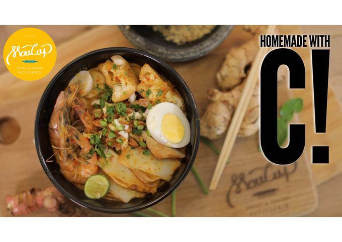 Cara Gampang Menyiapkan Homemade Laksa Nyonya Singapore, Sempurna