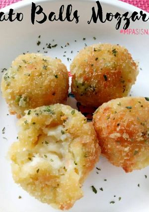 Foto resep Potato Balls Mozzarella (Mpasi 13m+)