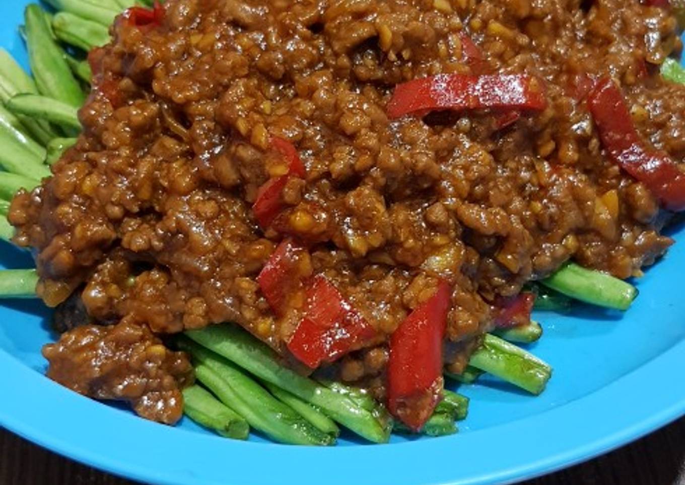 Buncis Tumis Sapi Giling