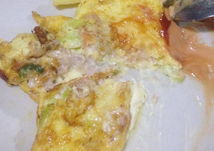 Omelette Tuna Mayonnaise