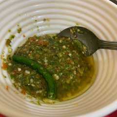 Sambel korek cabe ijo রেসিপির প্রধান ছবি