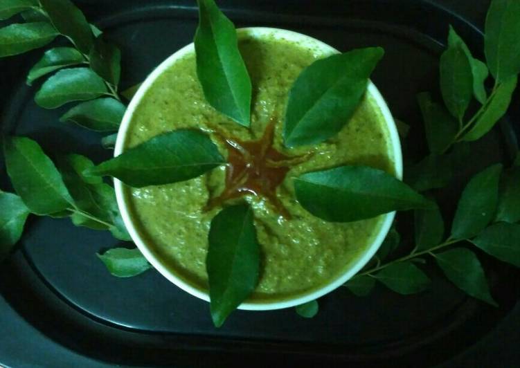 Simple Way to Make Award-winning Curry leaves chutney