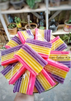 Foto resep Lapis Rainbow