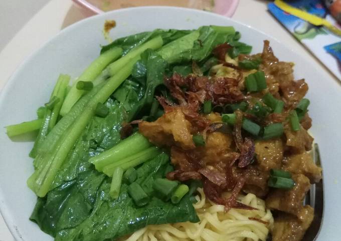 Ayam kecap untuk mie ayam homemade