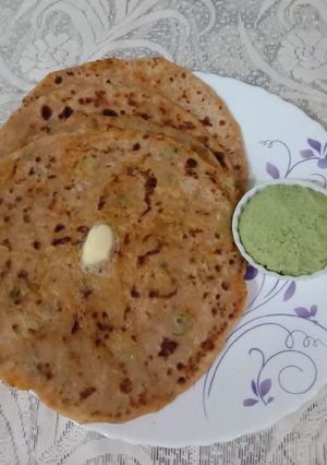 A picture of Leftover veg Paratha.