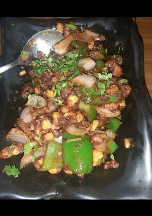 कॉर्न चिली (corn chilli recipe in Hindi) रेसिपी मुख्य फोटो