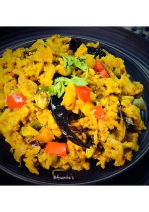 A picture of Maharashtrian Phodnicha Bhaat: With Leftover Rice 🍚.