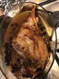 Gigot d'agneau rôti à l érable et cranberries