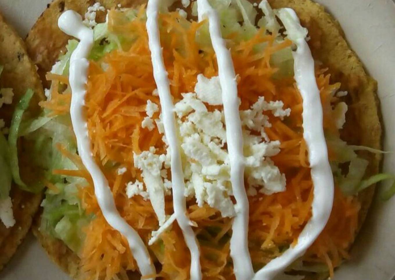 Tostadas de frijol