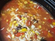 A picture of enchilada soup