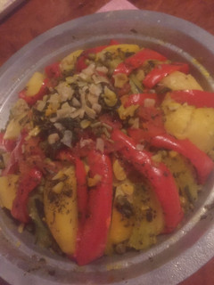 Una foto de Tajín de pollo