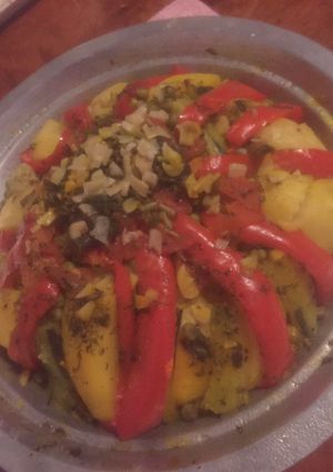 Una foto de Tajín de pollo