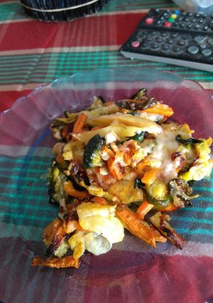 Una foto de Revuelto de verduras