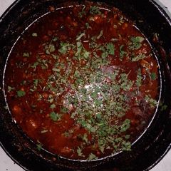 A picture of Amrit masala pork.