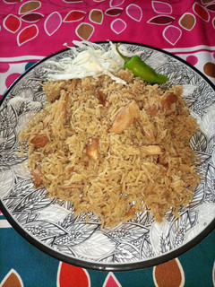 A picture of Instant Chicken Pulao.