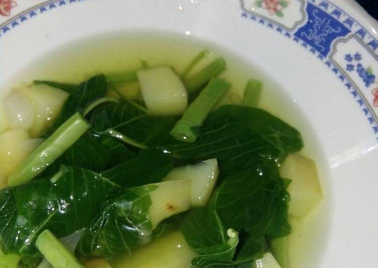 Sayur kecangbay(kentang,kacang panjang,bayam)