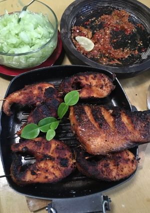 Foto resep Iwak haruan/gabus babanam/ bakar