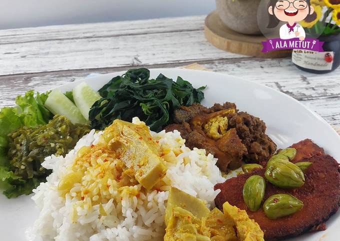 Ternyata ini lho! Resep enak memasak Nasi Padang Vegan alaMetut 👩‍🍳  lezat