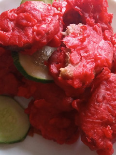 A picture of Arrow root/nduma bhajia.